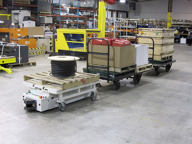 unmanned agv vehicles