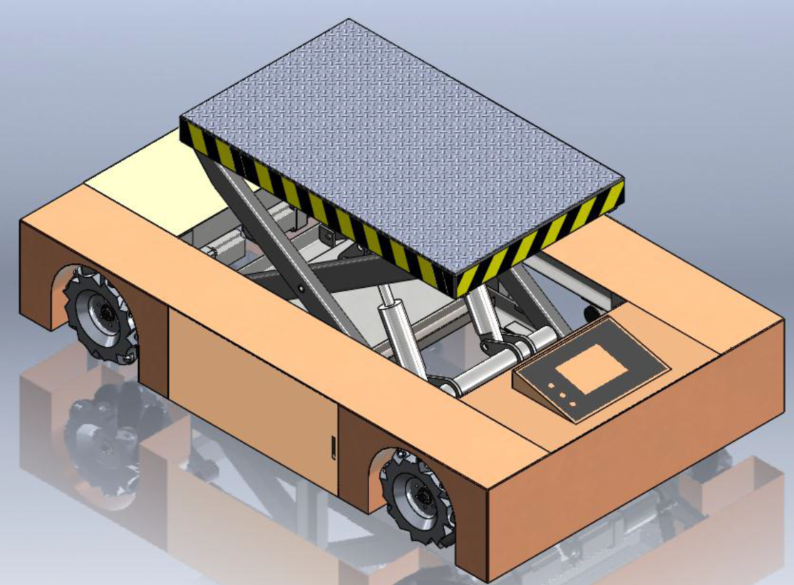 intelligent agv trolley