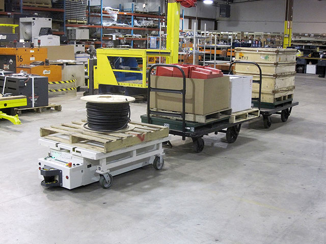 unmanned forklift agv